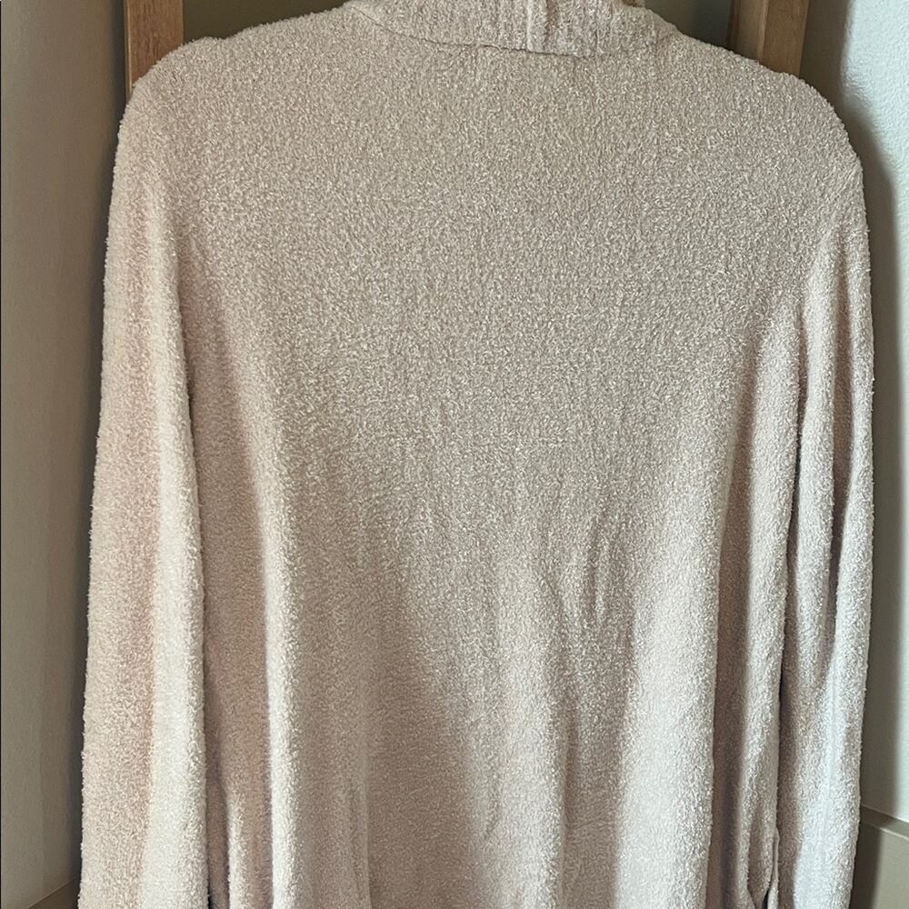 Barefoot Dreams Cozychic Lite Soft Cream Cardigan Size Medium - Picture 4 of 4